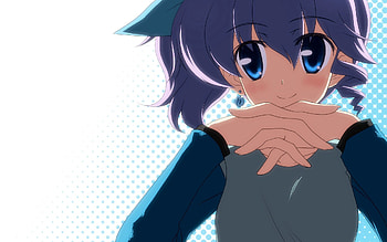 Anime, Girl, Big, Large, Eye, Earring HD wallpaper