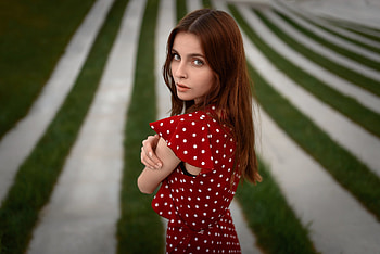 Women Looking Back, girls, model HD wallpaper