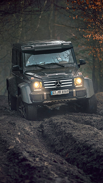 Off-road Driving, Mercedes G500, Xperia X, Z5 Premium HD phone wallpaper