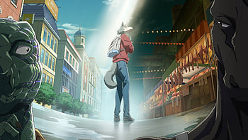 Beastars - Lone Wolf in City Light, Beastars HD wallpaper