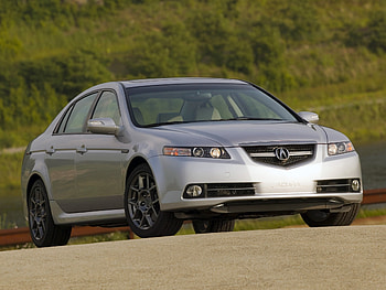 Auto, Nature, Grass, Acura, Cars, Front View, Style, Akura, Shrubs, Tl, 2007, Silver Metallic HD wallpaper