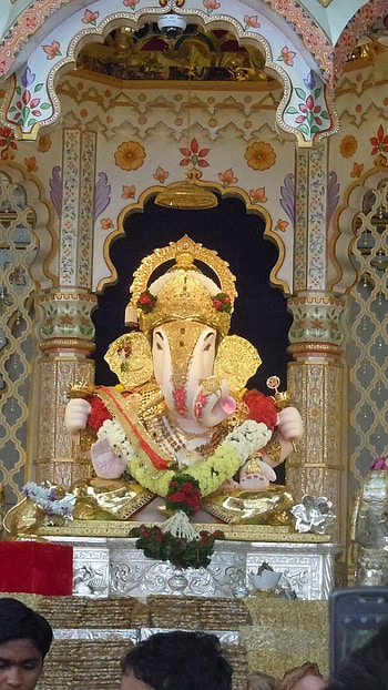 Dagdusheth Ganpati, Lord Ganesh HD phone wallpaper