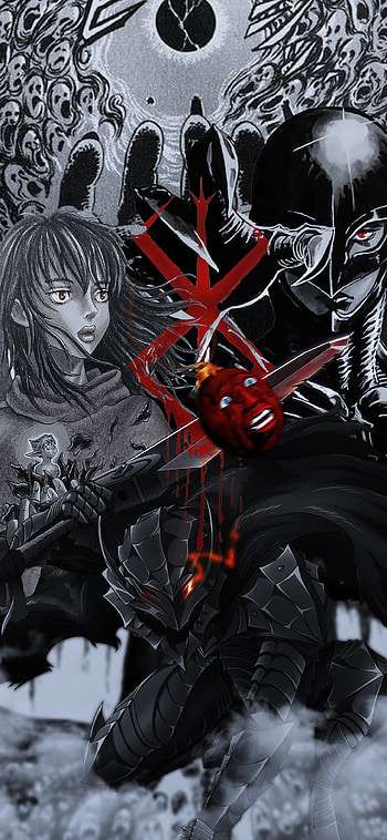 Griffith (Berserk), Guts (Berserk), Anime HD phone wallpaper