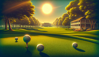 Sunny Golf Course Serenity, golf club, golf course, sunny day, landscape HD wallpaper