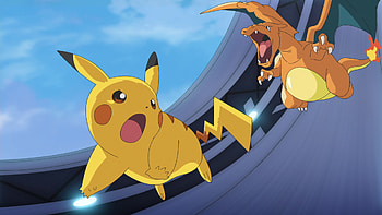 Pikachu and Charmander Adventure - Pokémon Ultimate Journeys, Pikachu, Charmander (Pokémon), Anime, Pokémon Ultimate Journeys: The Series HD wallpaper