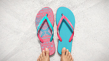 Vibrant Flip Flops: A Ultra, flip flops, colorful HD wallpaper