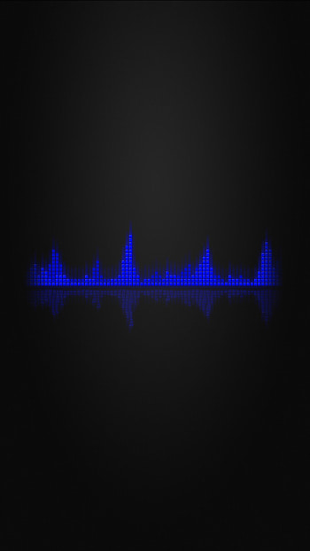 Equalizer, music, black, Abstract, blue, abstract blue, abstract black HD phone wallpaper