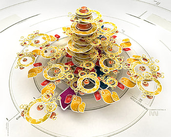 3d rings, rings, 3d HD wallpaper
