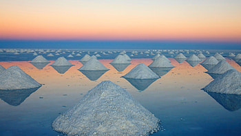 Bolivia, Salt Mounds, Salar de Uyuni, Beautiful World HD wallpaper