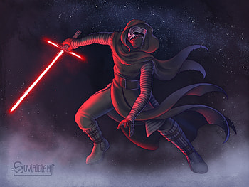 Kylo Ren Star Wars The Last Jedi Artwork, kylo-ren, star-wars-the-last-jedi, 2017-movies, movies, artist, digital-art, artwork, deviantart HD wallpaper