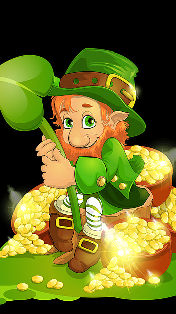 patrick, gold caricature HD phone wallpaper
