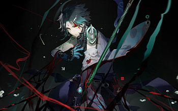 Xiao, Genshin Impact, Mountain Demon, Anemo character, Genshin Impact characters, Japanese manga, anime characters, Xiao Genshin Impact HD wallpaper
