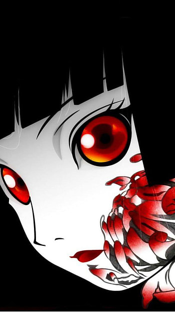 Jigoku red, anime HD phone wallpaper