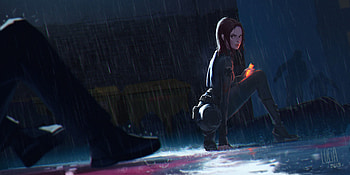 Black Widow Artwork, black-widow, superheroes, artist, artwork, digital-art, artstation HD wallpaper