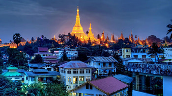 Shwedagon Paya, Yangon's landmark, Myanmar's spiritual heart, Famous pilgr site HD wallpaper