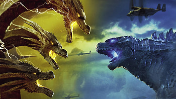 Godzilla King of the Monsters Final Battle HD wallpaper