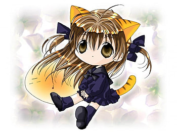 Di Gi Charat, cute, girls, anime HD wallpaper