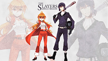 Anime, slayers, Lina Inverse, Xelloss HD wallpaper