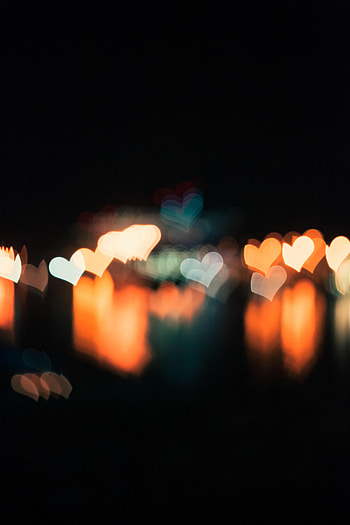 Glare, Miscellanea, Miscellaneous, Heart, Blurred, Fuzzy HD phone wallpaper