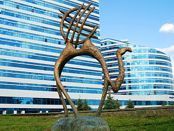 Esil district Astana HD wallpaper