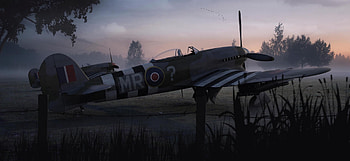Peaceful Typhoons, military, tiffy, aircraft, fighter, plane, war HD wallpaper