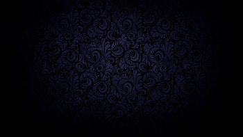 Dark black curved bloom blue - Mix HD wallpaper
