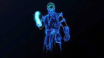 Sub Zero Mortal Kombat Neon , sub-zero, mortal-kombat, games, neon, artist, artwork, digital-art, video-games HD wallpaper