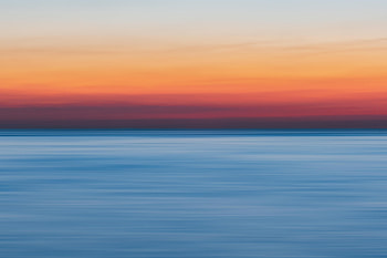Nature, Sunset, Sea, Horizon, Shine, Light, Blur, Smooth HD wallpaper