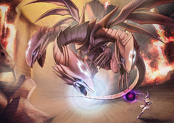 blue eyes white dragon HD wallpaper