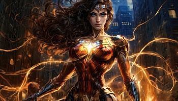 Aegis Of Themyscira Wonder Woman Might, wonder-woman, superheroes, artist, artwork, digital-art, artstation HD wallpaper