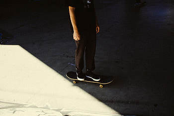 Miscellanea, Miscellaneous, Legs, Asphalt, Shadow, Human, Person, Skateboard HD wallpaper