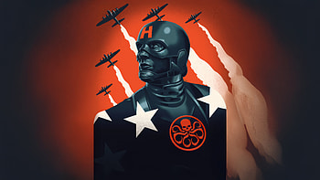 Captain Hydra Rises, captain-america, superheroes, artwork, art, digital-art HD wallpaper