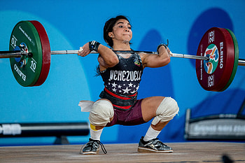 Katherin Oriana Echandia Zarate, Weightlifting HD wallpaper