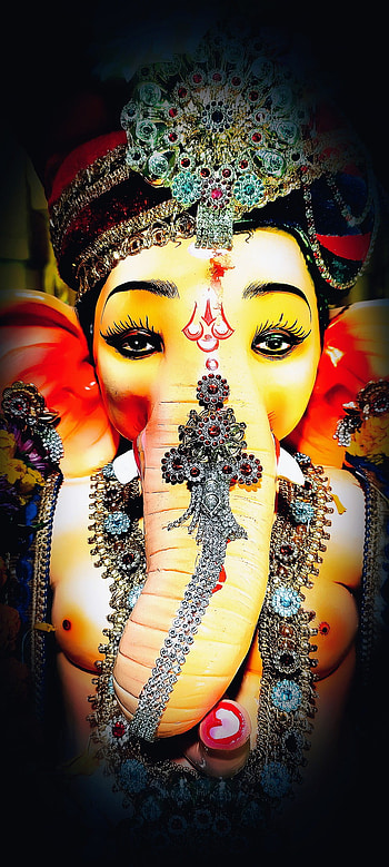 Ganapati, eye, ganpati, godofhouse, mrsandeepojha, lord, spiritual, ganesh, Bappa, god, ganesha HD phone wallpaper