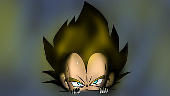 Vegeta cartoon, Anime, Dragon Ball, illustration HD wallpaper