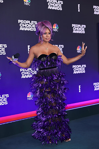Laverne Cox, Fashion icon, Stylish outfits, Red carpet looks HD phone wallpaper