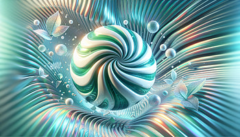 Peppermint Swirl Abstract, Peppermint, Abstract, colorful, swirl, sphere HD wallpaper