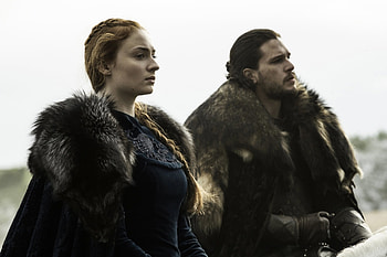 Jon Snow, Sansa Stark HD wallpaper