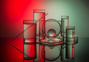 Still life, Water, Tubes, Reflection, Glasses HD wallpaper