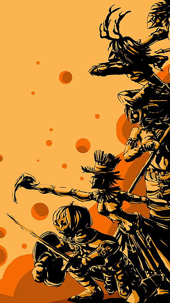 Hallowen fight HD phone wallpaper