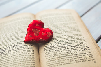 Love, Heart, Book HD wallpaper