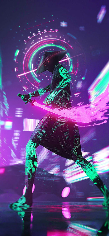 Neon , Vibrant glow, Eye-catching design, Striking colors HD phone wallpaper