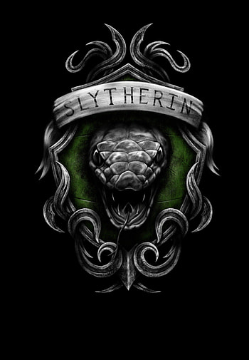 Artwork, Slytherin HD phone wallpaper