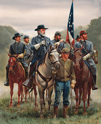 Confederate paintings, Artistic depiction, Historical scenes, Heritage preservation HD phone wallpaper