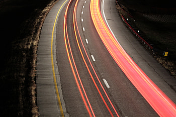 Road Long Exposure , time-lapse, road, graphy, long-exposure HD wallpaper