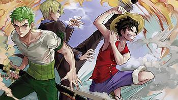 Monkey D. Luffy Roronoa Zoro Sanji One Piece HD wallpaper