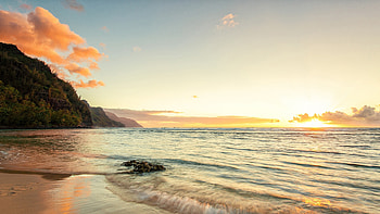 Ke Beach, Hawaii HD wallpaper