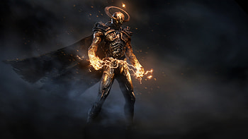 Golem Gates 2018, golem-gates, 2018-games, games, fire, burning HD wallpaper