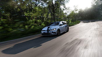 Forza Horizon 5 VW GOLF R 2021, Volkswagen Golf R, Forza Horizon 5, vehicle, video game HD wallpaper