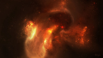 Abstract, Art, Fire, Sparks, Dust HD wallpaper